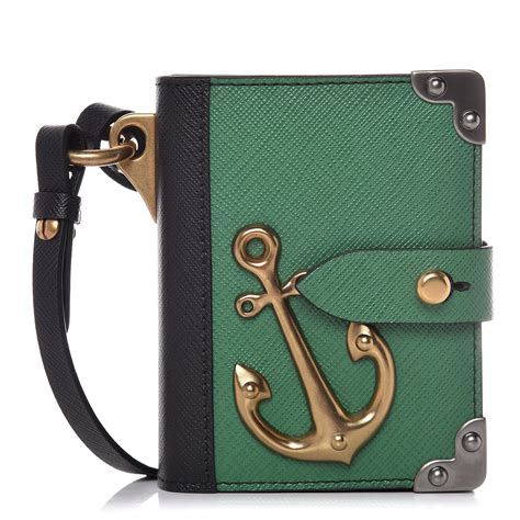 prada vintage trick notebook anchor|PRADA Saffiano Cahier Trick Notebook Biliardo Black.